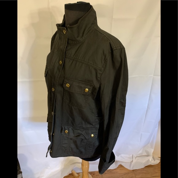 J crew the downtown field jacket in drab olive L - Picture 3 of 6